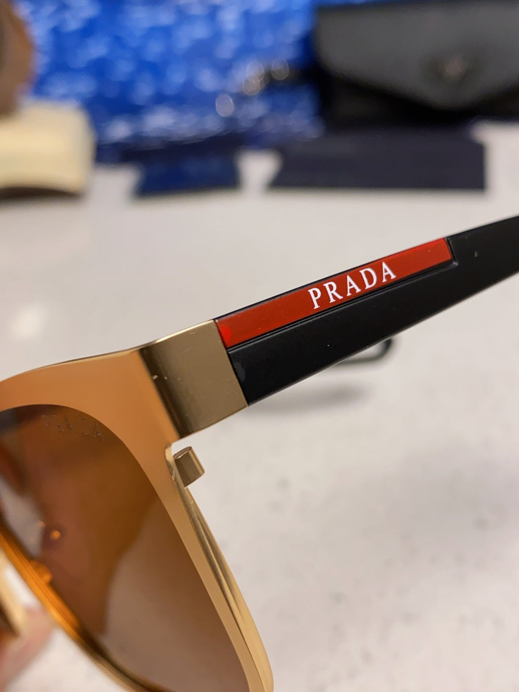 Prada Fashion Brown Lens Sunglasses for Men & Women - 998150 - detail image 7