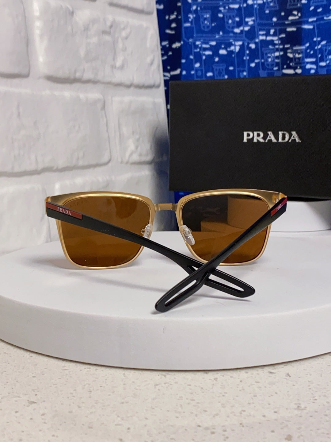 Prada Fashion Brown Lens Sunglasses for Men & Women - 998150 - detail image 3