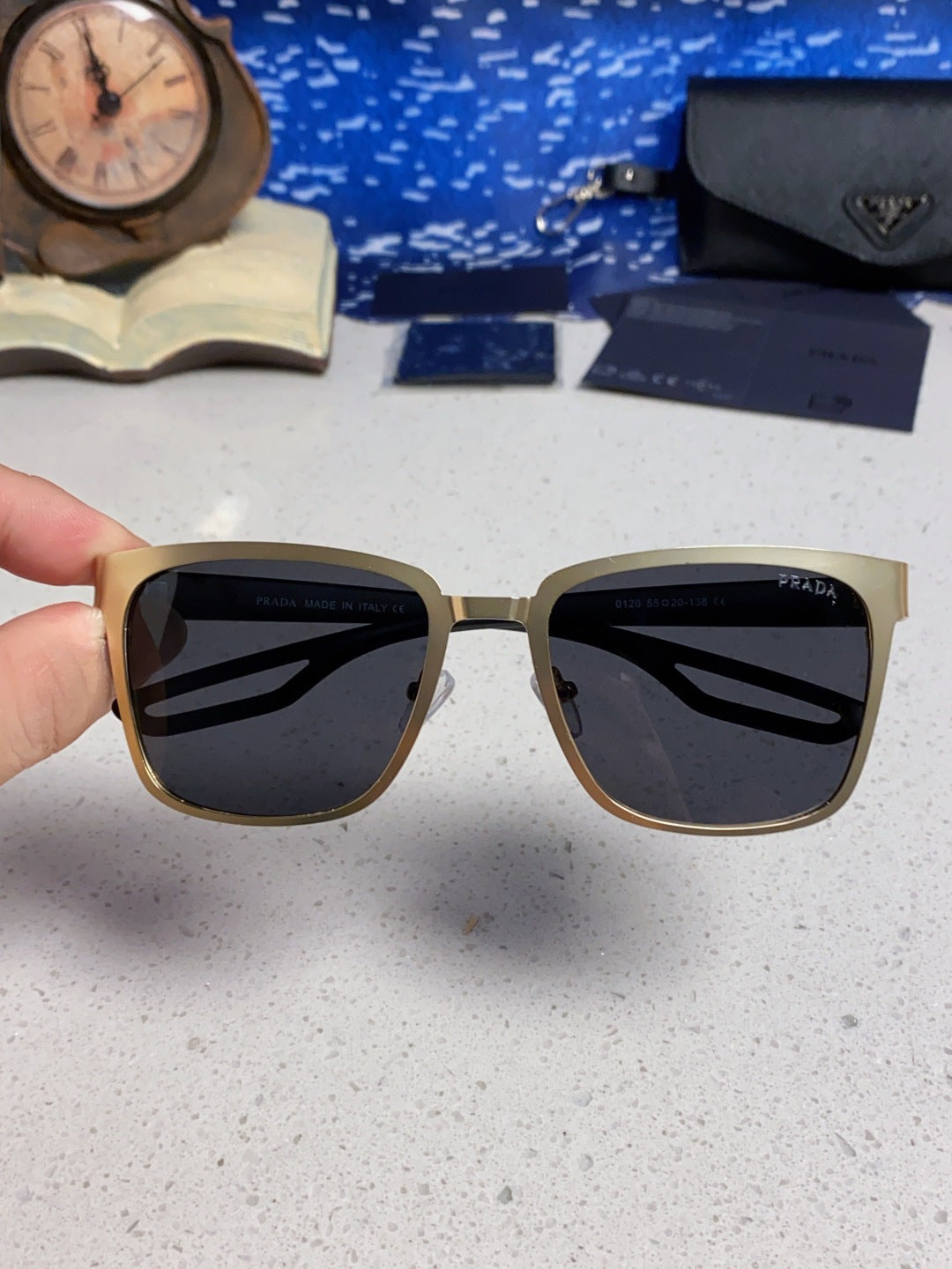 Prada Fashion Silver Lens Sunglasses for Men & Women - 998151 - detail image 4