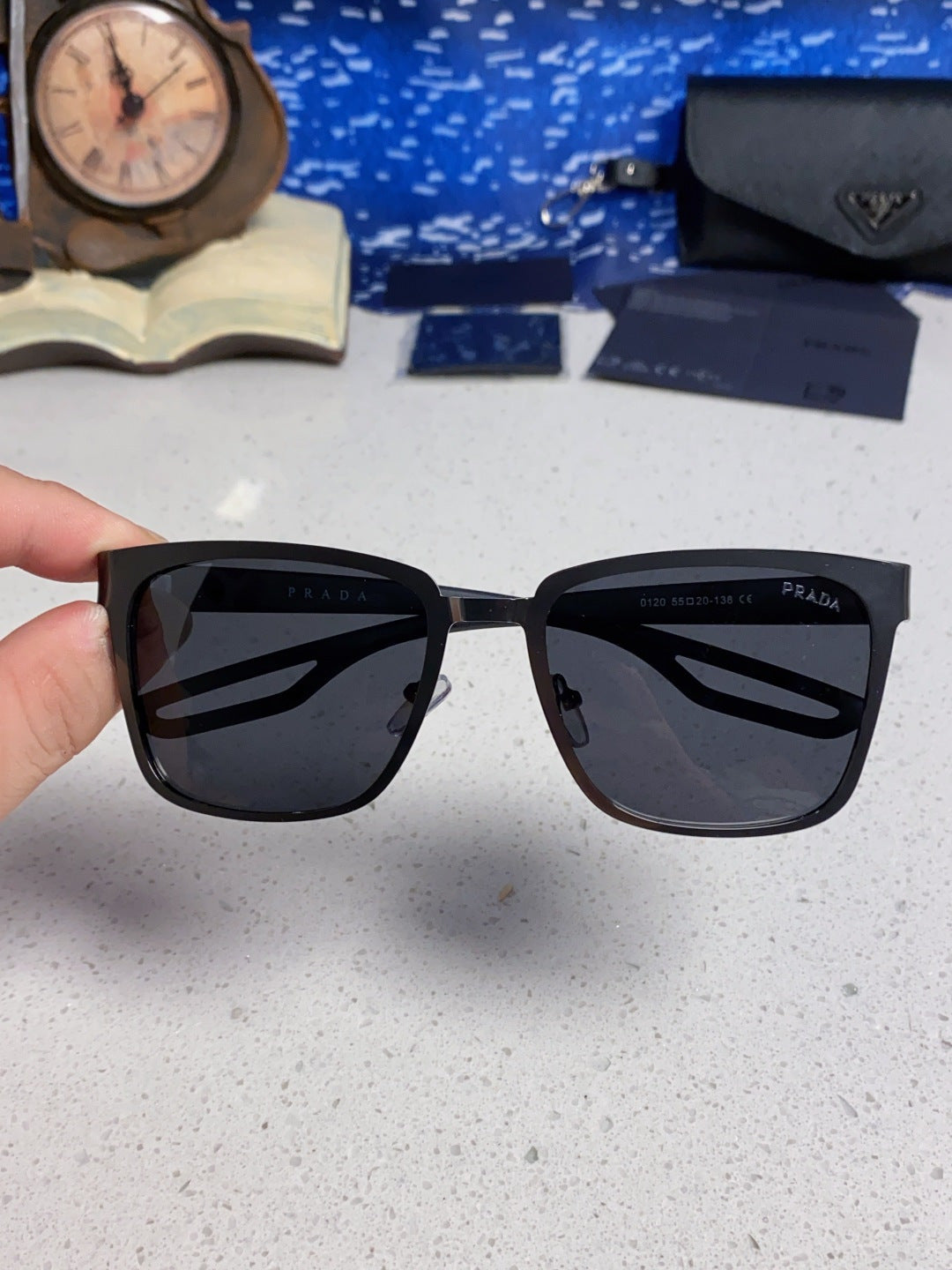 Prada Fashion Silver Lens Sunglasses for Men & Women - 998152 - detail image 4