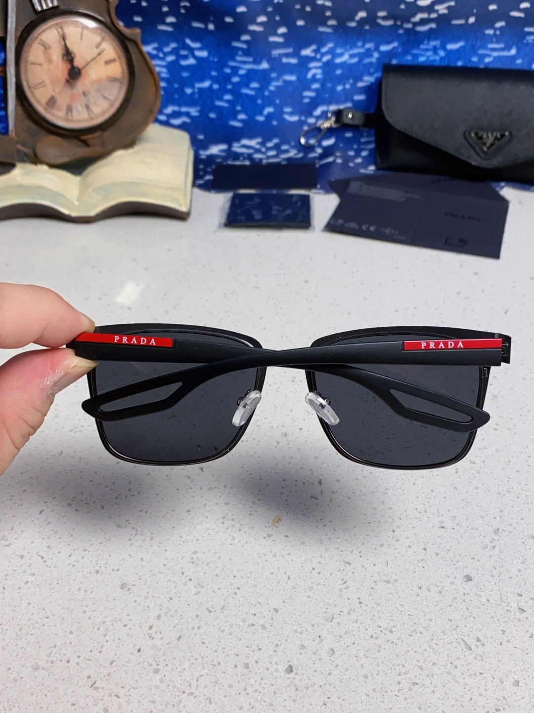 Prada Fashion Silver Lens Sunglasses for Men & Women - 998152 - detail image 5