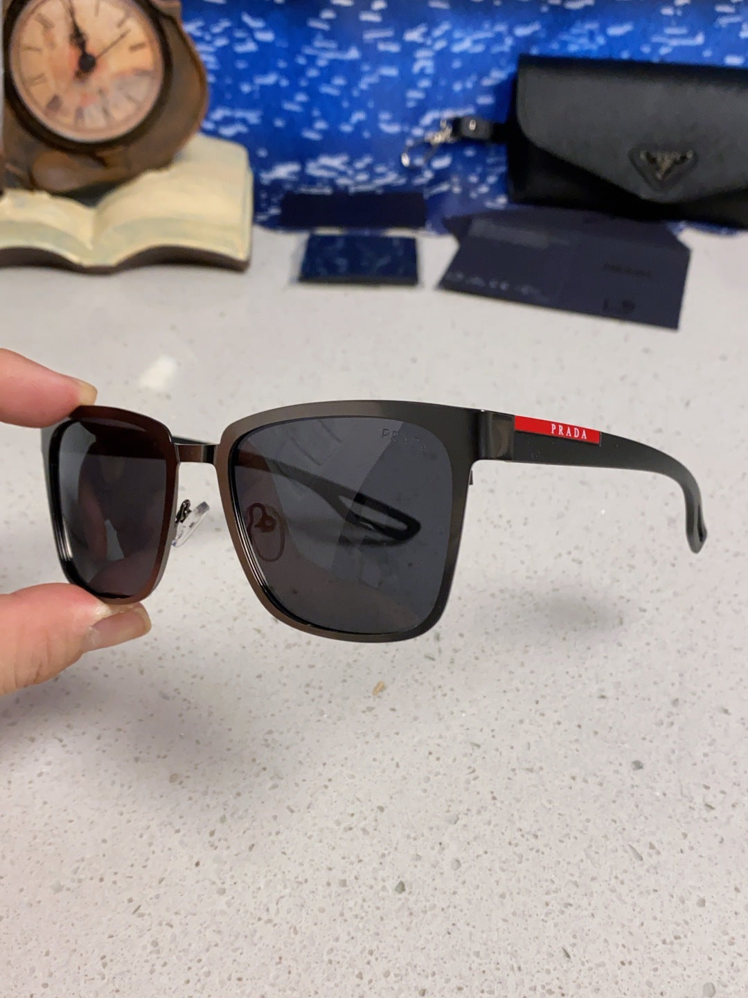 Prada Fashion Silver Lens Sunglasses for Men & Women - 998152 - detail image 6