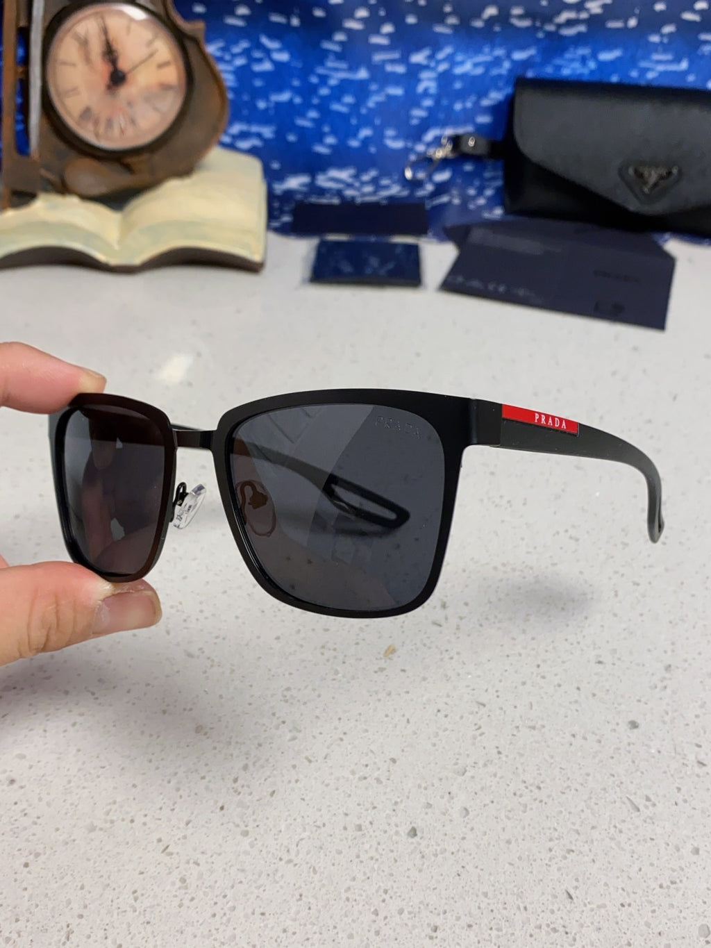 Prada Fashion Silver Lens Sunglasses for Men & Women - 998153 - detail image 6