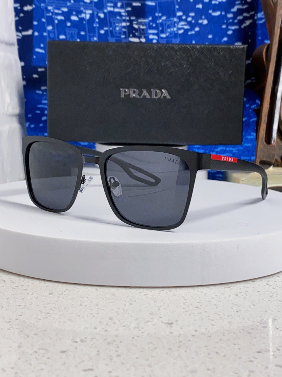 Prada Fashion Silver Lens Sunglasses for Men & Women - 998153