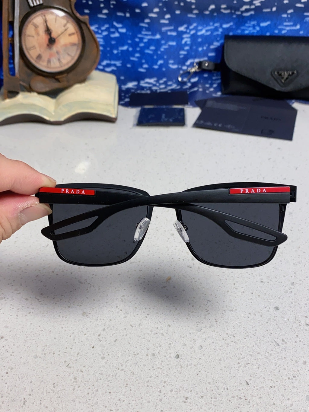 Prada Fashion Silver Lens Sunglasses for Men & Women - 998153 - detail image 5