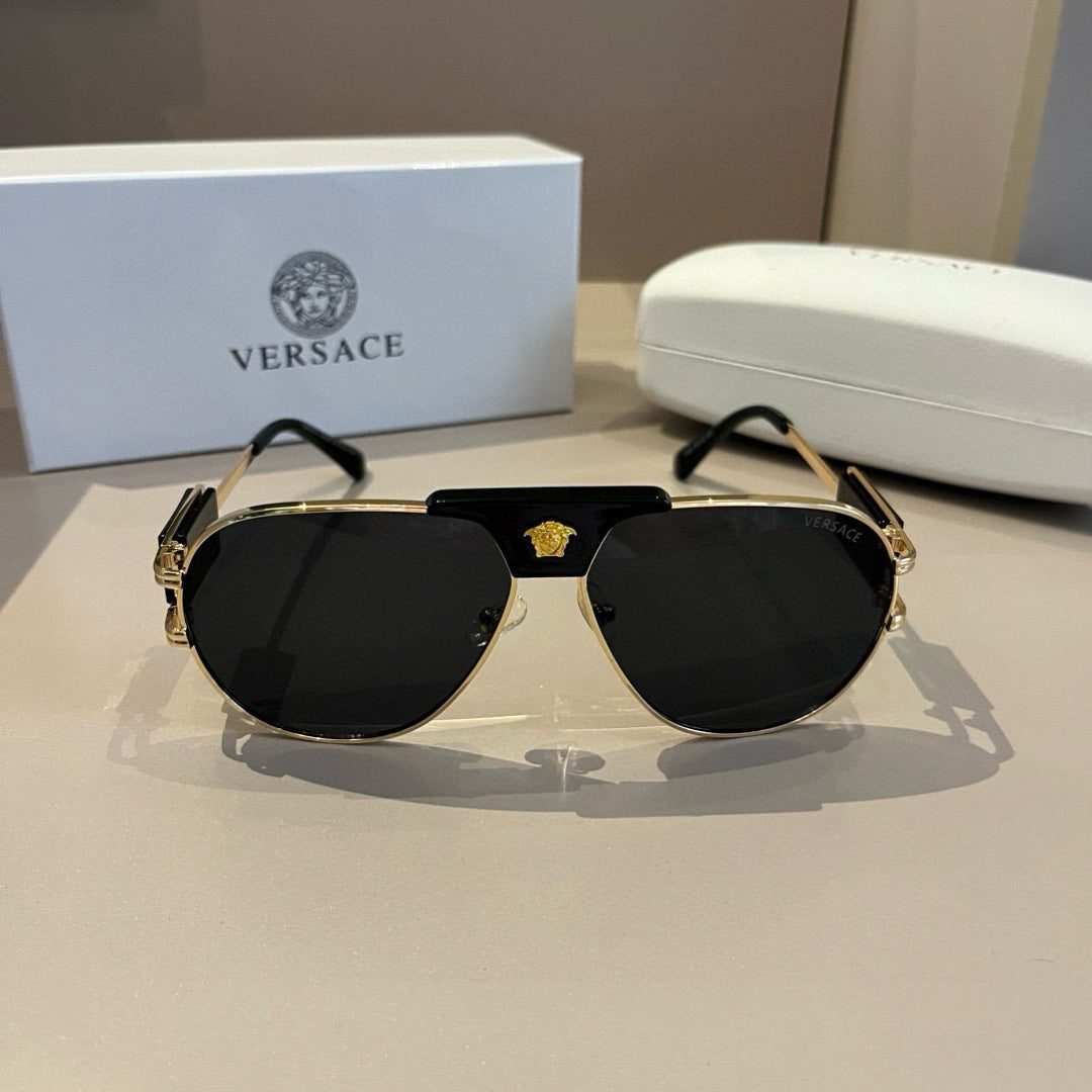 Versace Polarized Fashion Gold Lens Sunglasses for Men & Women - detail image 2