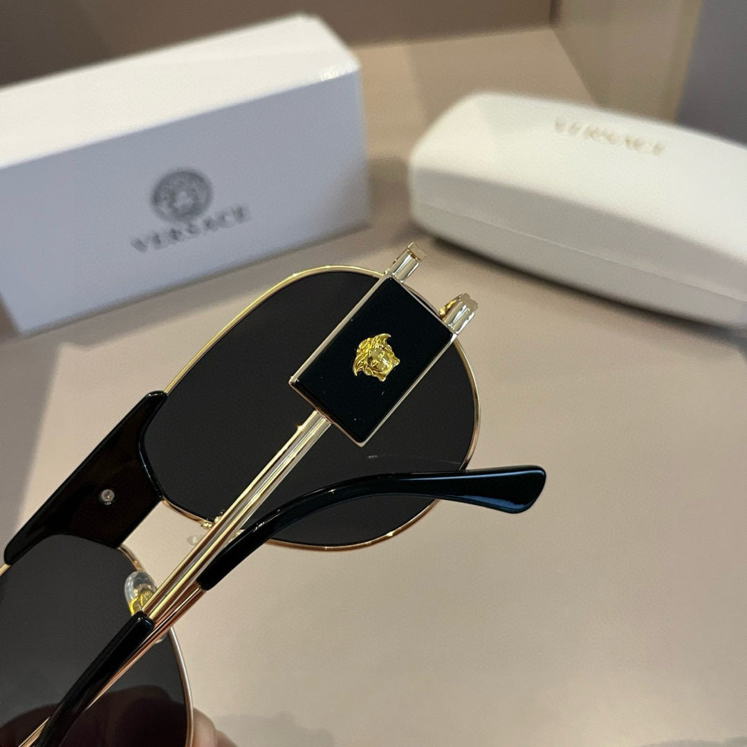 Versace Polarized Fashion Gold Lens Sunglasses for Men & Women - detail image 5