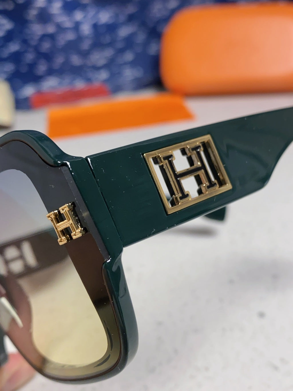 Hermès Square Silver Lens Sunglasses for Men & Women - 466422 - detail image 7