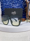 Hermès Square Silver Lens Sunglasses for Men & Women - 466422