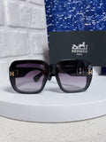 Hermès Square Silver Lens Sunglasses for Men & Women - 466426