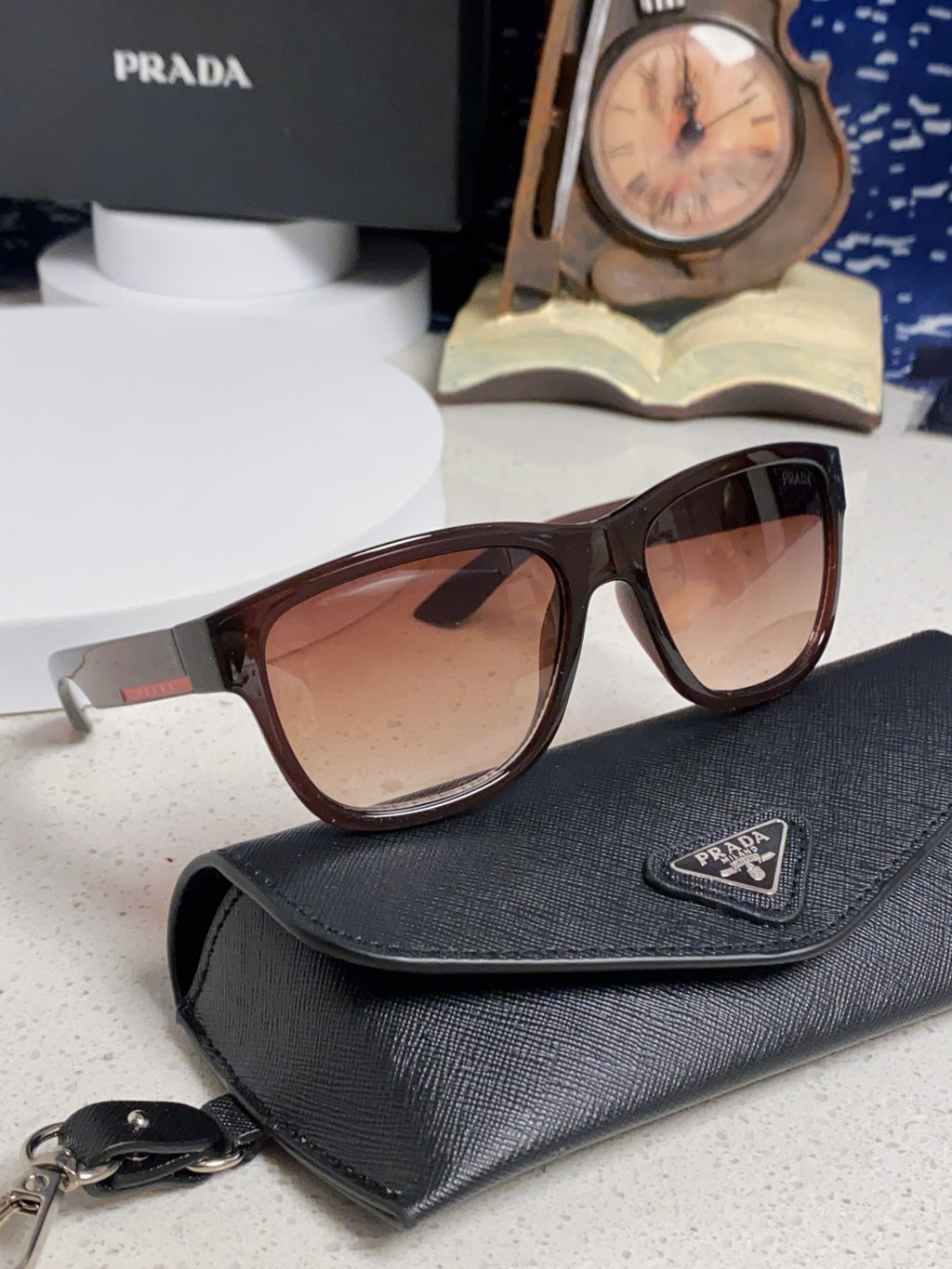 Prada Fashion Red Lens Sunglasses for Men & Women - 158451 - detail image 10