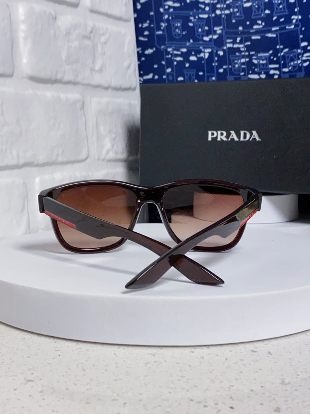 Prada Fashion Red Lens Sunglasses for Men & Women - 158451 - detail image 3
