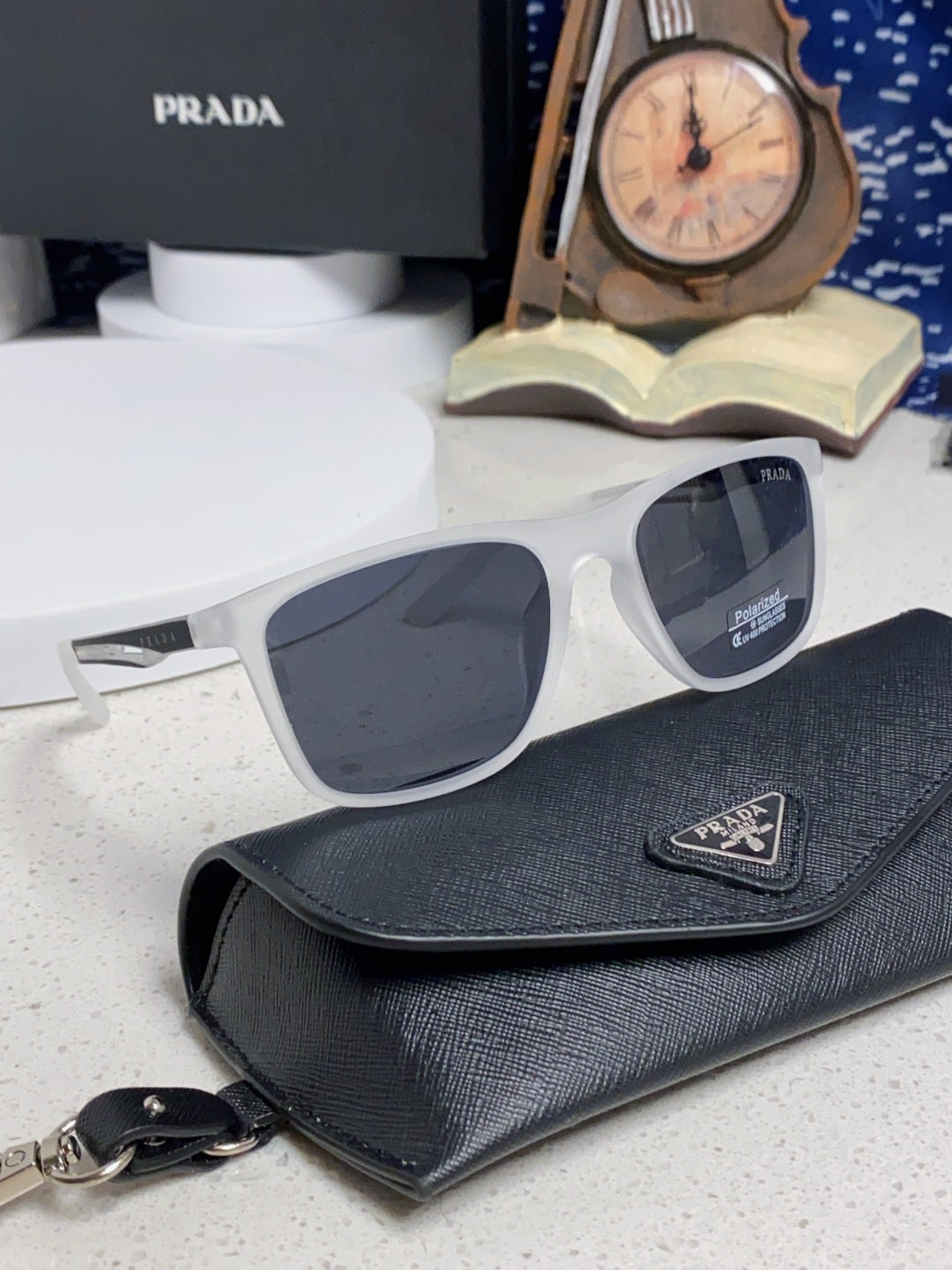 Prada Polarized Fashion Blue Lens Sunglasses for Men & Women - 867157 - detail image 10