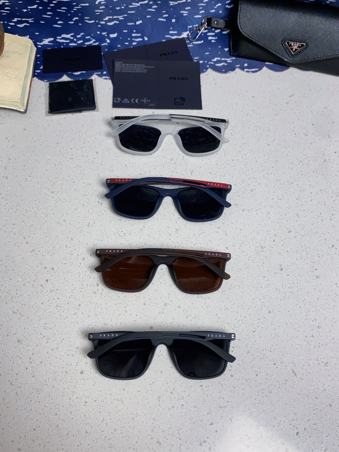 Prada Polarized Fashion Blue Lens Sunglasses for Men & Women - 867160 - detail image 10
