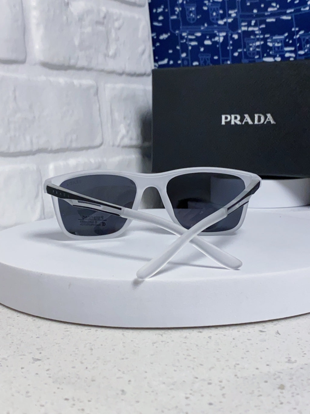Prada Polarized Fashion Blue Lens Sunglasses for Men & Women - 867157 - detail image 3