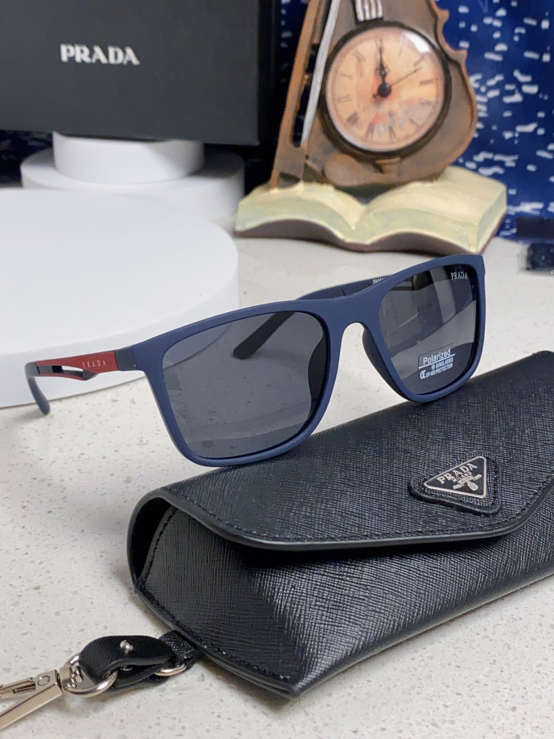 Prada Polarized Fashion Blue Lens Sunglasses for Men & Women - 867158 - detail image 10