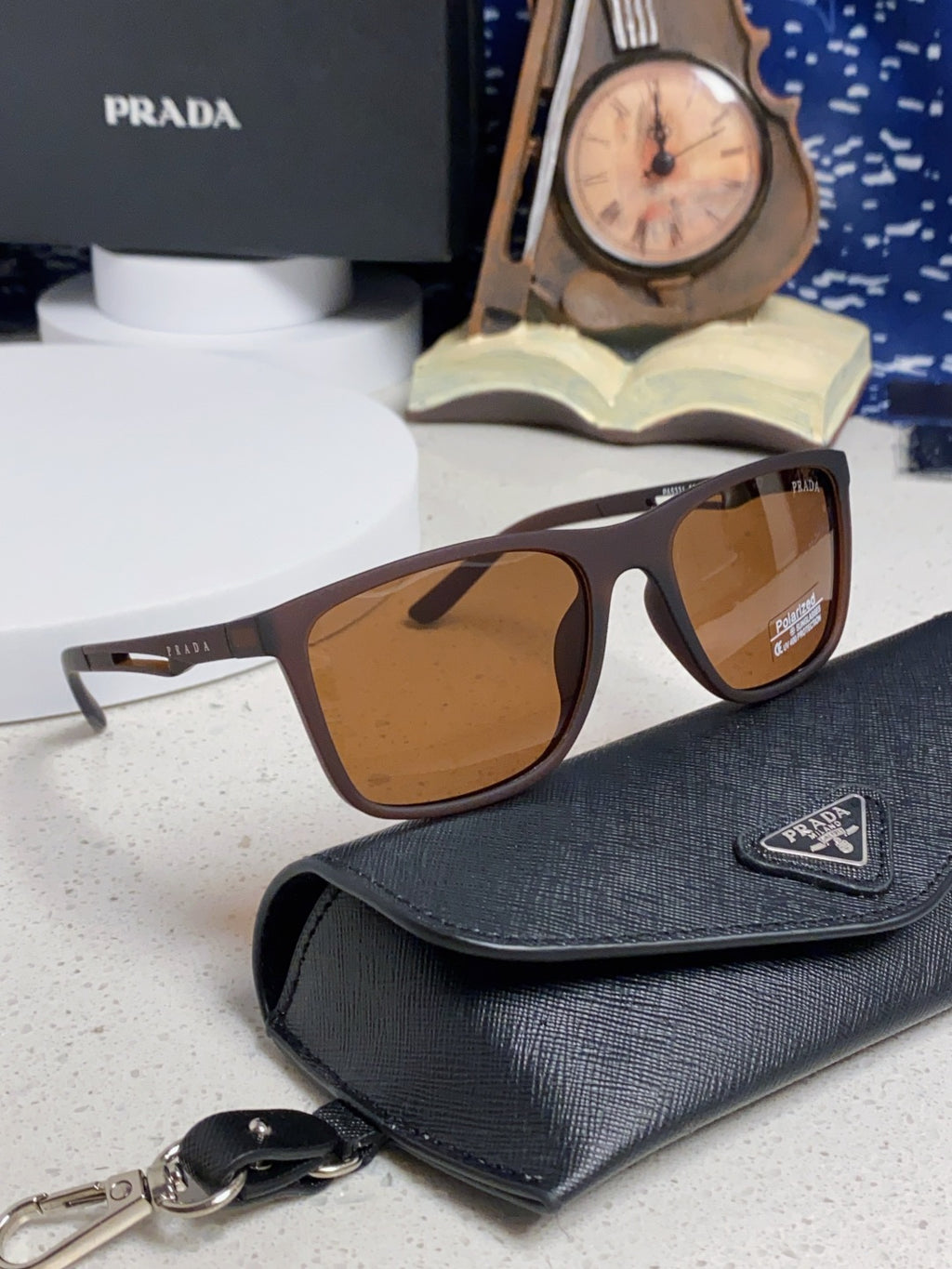 Prada Polarized Fashion Brown Lens Sunglasses for Men & Women - 867159 - detail image 10