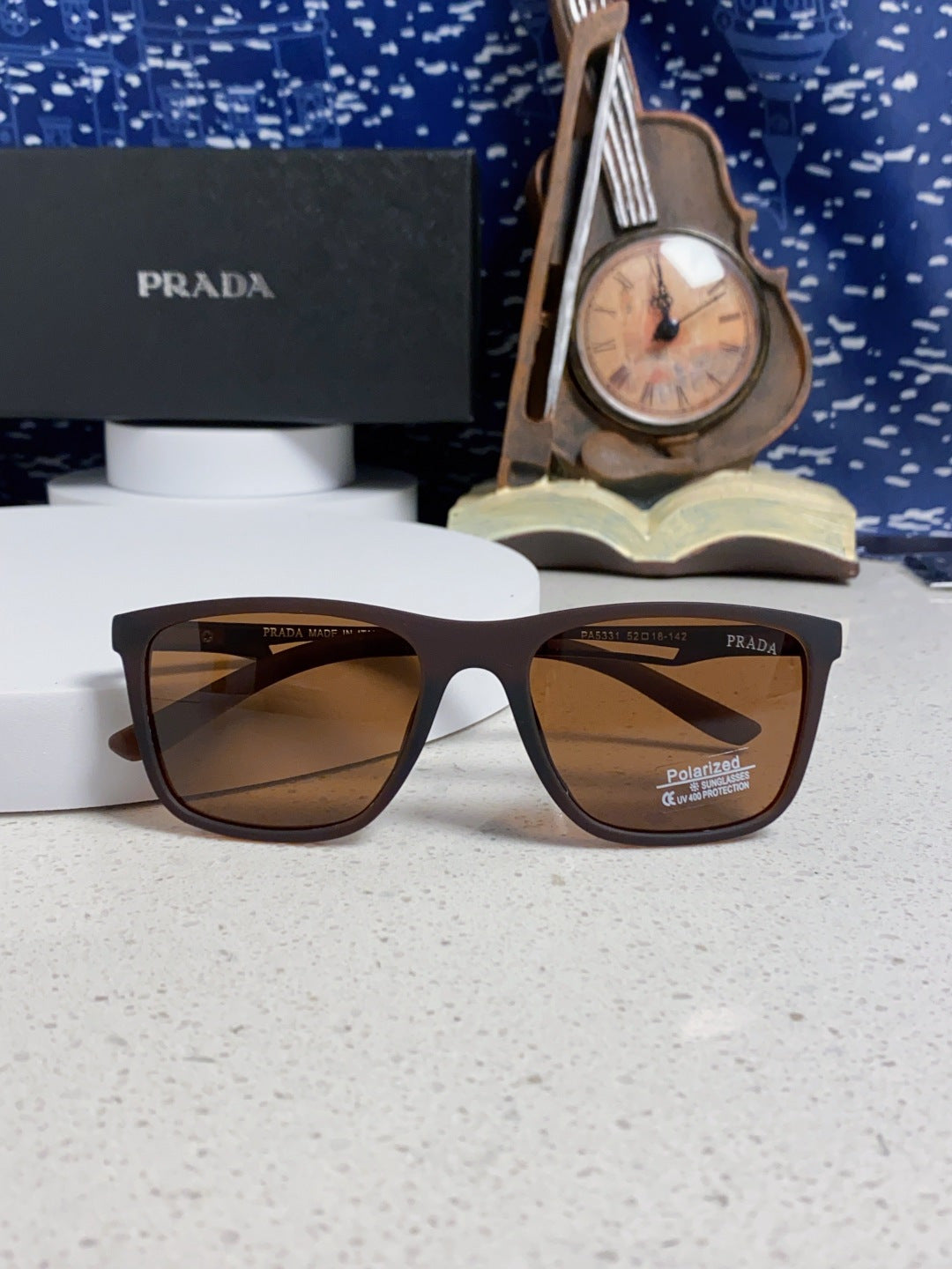 Prada Polarized Fashion Brown Lens Sunglasses for Men & Women - 867159 - detail image 9