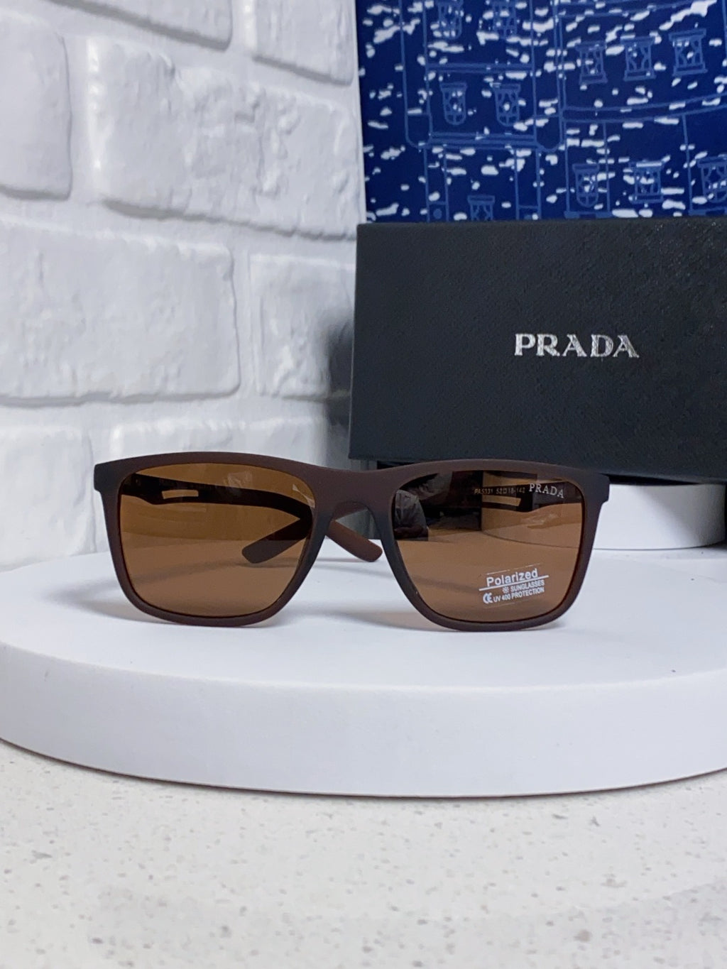 Prada Polarized Fashion Brown Lens Sunglasses for Men & Women - 867159 - detail image 2