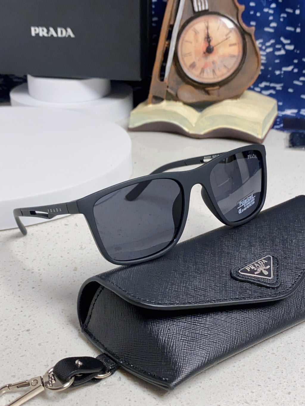 Prada Polarized Fashion Blue Lens Sunglasses for Men & Women - 867160 - detail image 9