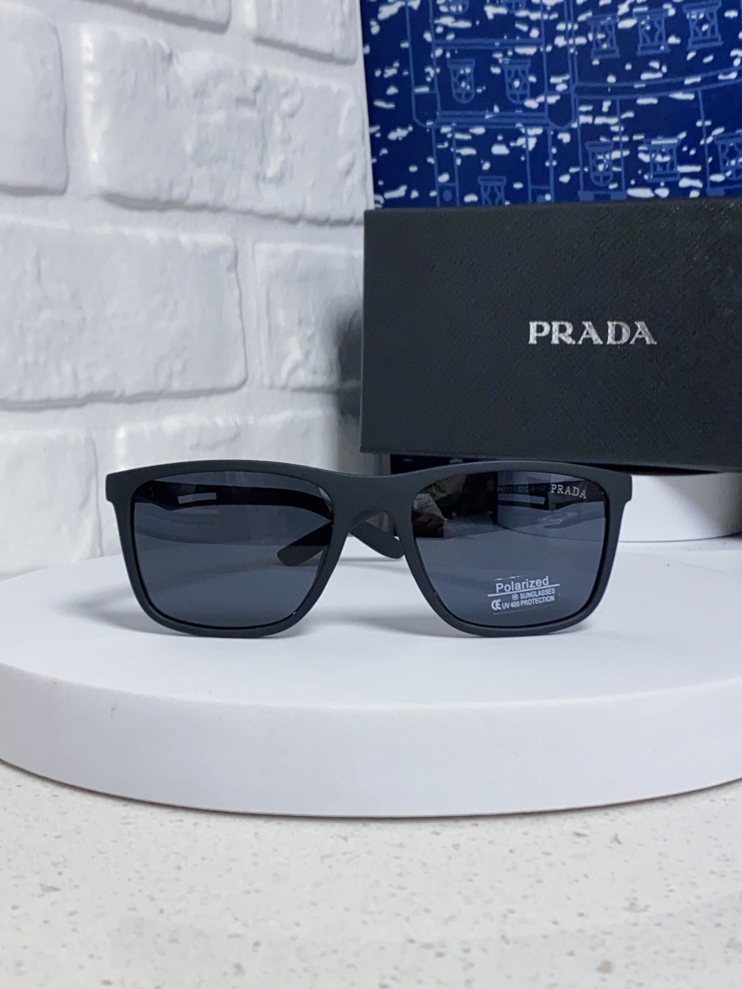 Prada Polarized Fashion Blue Lens Sunglasses for Men & Women - 867160