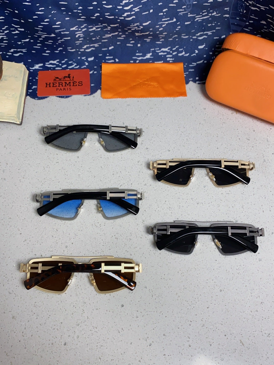 Hermès Fashion Gray Lens Sunglasses for Men & Women - detail image 11