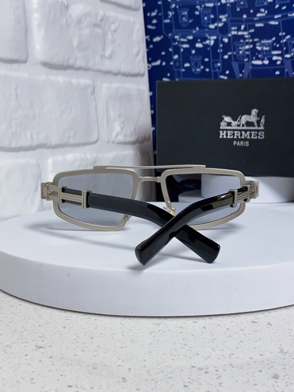 Hermès Fashion Silver Lens Sunglasses for Men & Women - 433024 - detail image 2