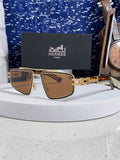 Hermès Fashion Brown Lens Sunglasses for Men & Women