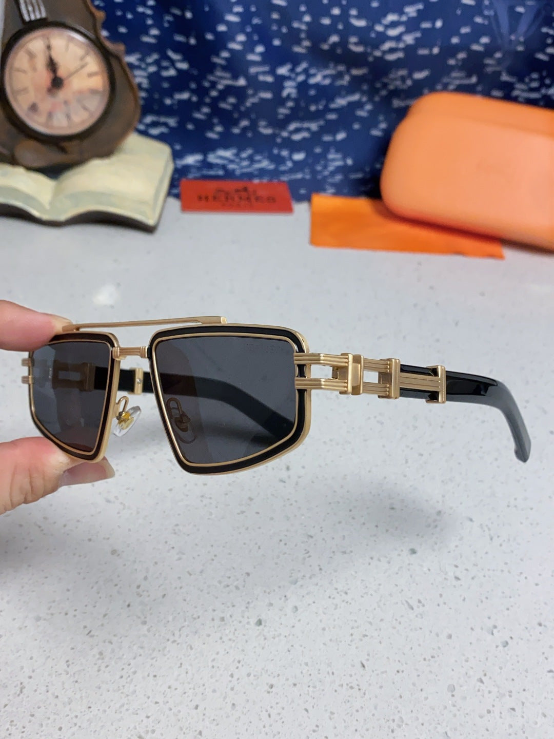Hermès Fashion Silver Lens Sunglasses for Men & Women - 867269 - detail image 6