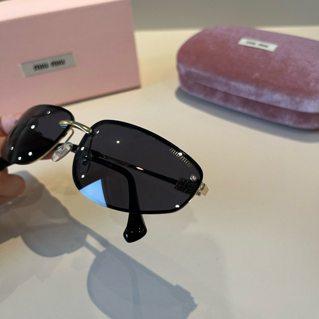 Miu Miu Fashion Silver Lens Sunglasses for Men & Women - 416235 - detail image 4