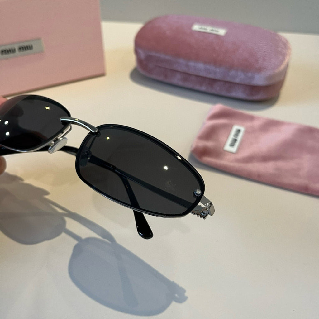Miu Miu Fashion Black Lens Sunglasses for Men & Women - 416237 - detail image 5