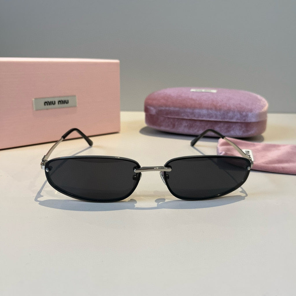 Miu Miu Fashion Black Lens Sunglasses for Men & Women - 416237 - detail image 2
