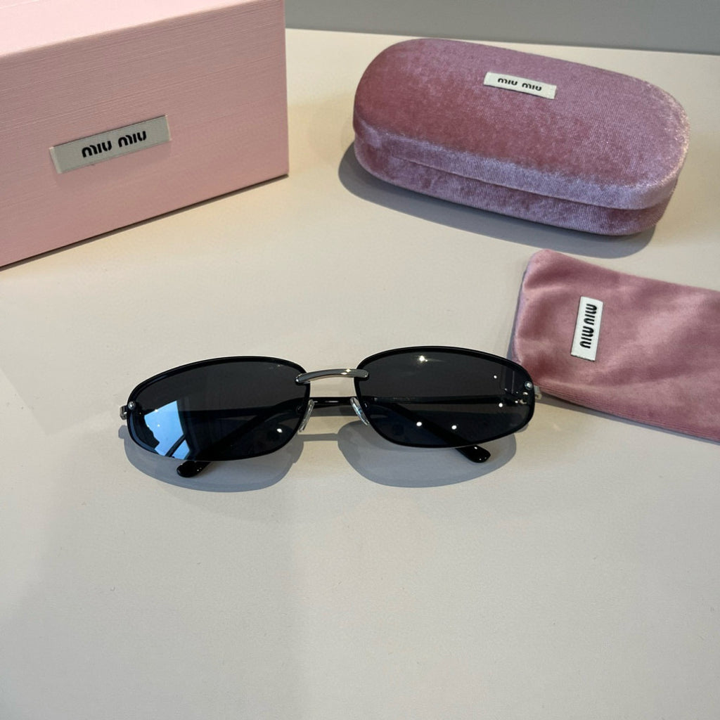 Miu Miu Fashion Black Lens Sunglasses for Men & Women - 416237 - detail image 6