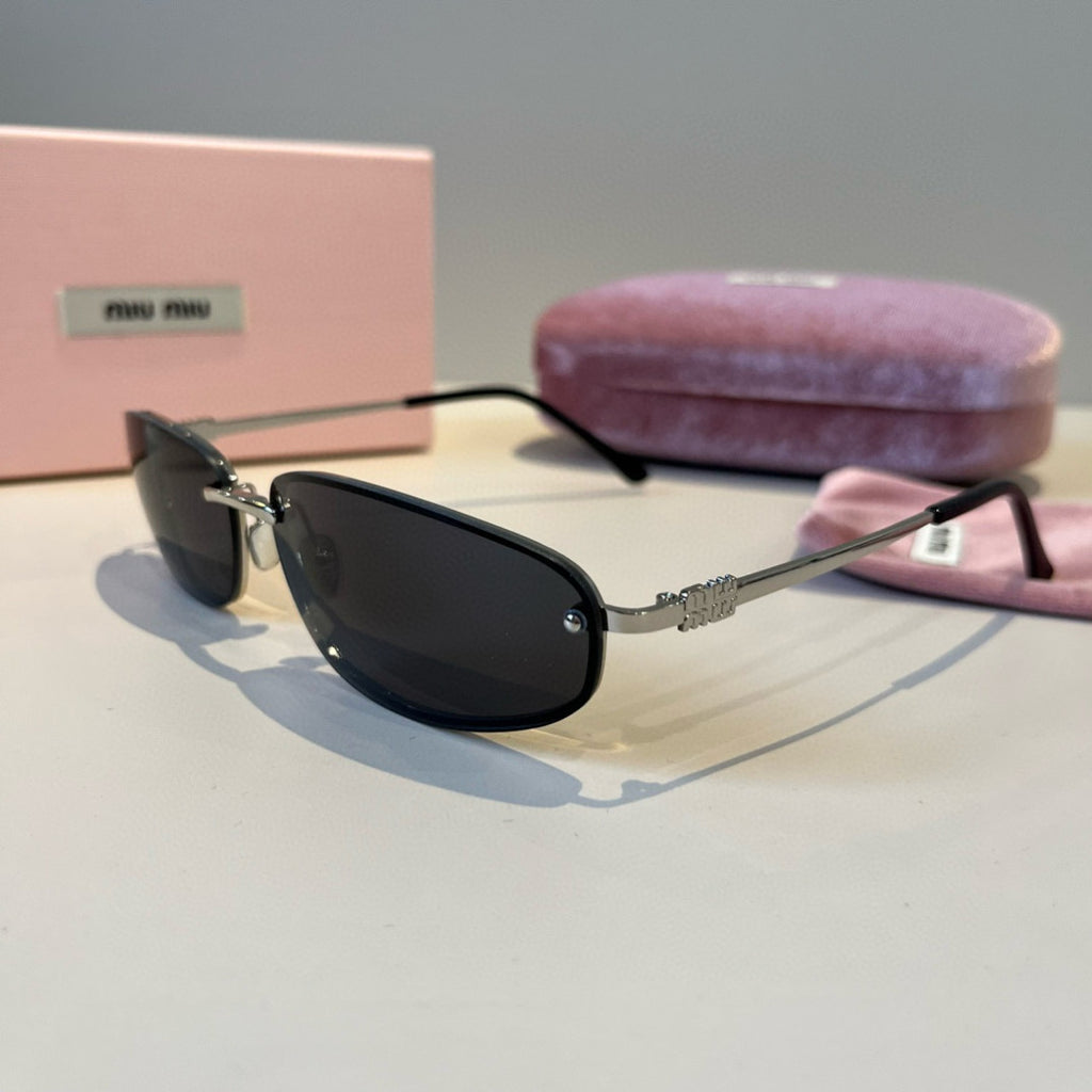 Miu Miu Fashion Black Lens Sunglasses for Men & Women - 416237 - detail image 3