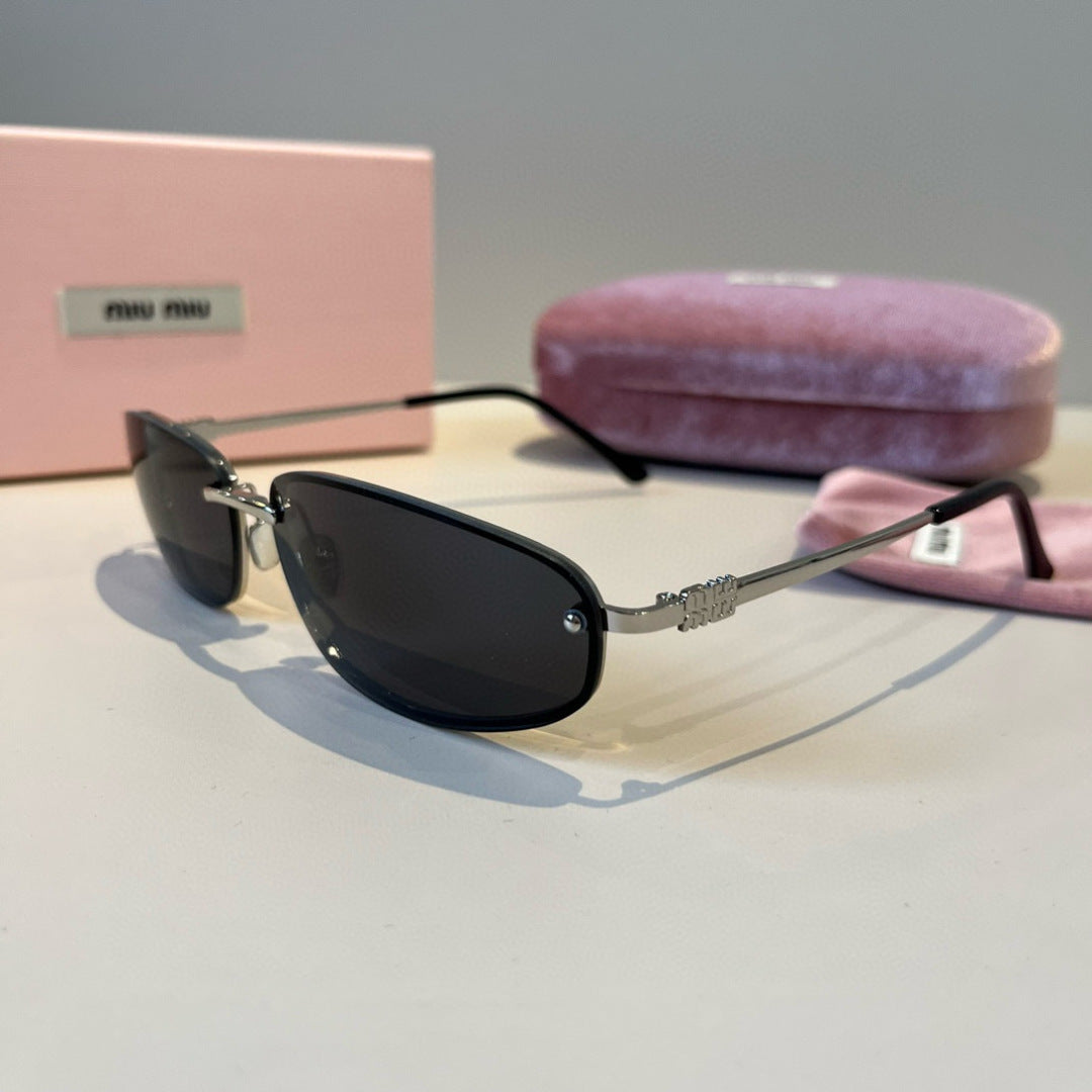 Miu Miu Fashion Black Lens Sunglasses for Men & Women - 416237 - detail image 3