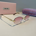 Miu Miu Fashion Silver Lens Sunglasses for Men & Women - 416238
