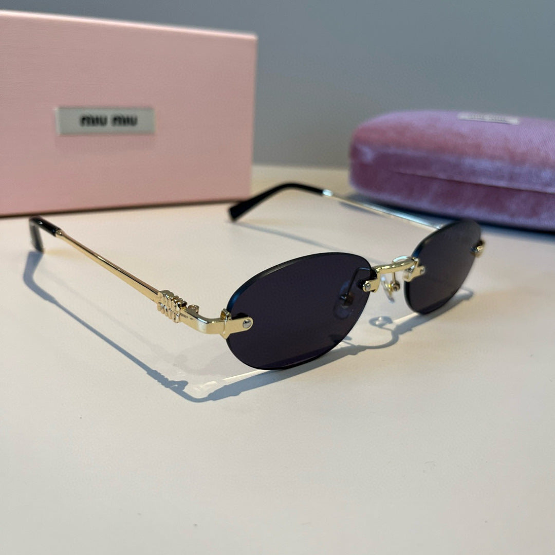 Miu Miu Fashion Silver Lens Sunglasses for Men & Women - 416265