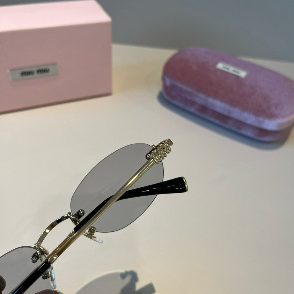 Miu Miu Fashion Silver Lens Sunglasses for Men & Women - 416266 - detail image 6