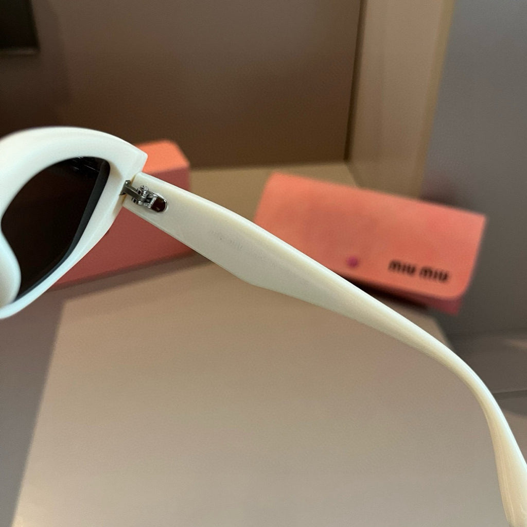 Miu Miu Cat-Eye Gold Lens Sunglasses for Men & Women - 416241 - detail image 7