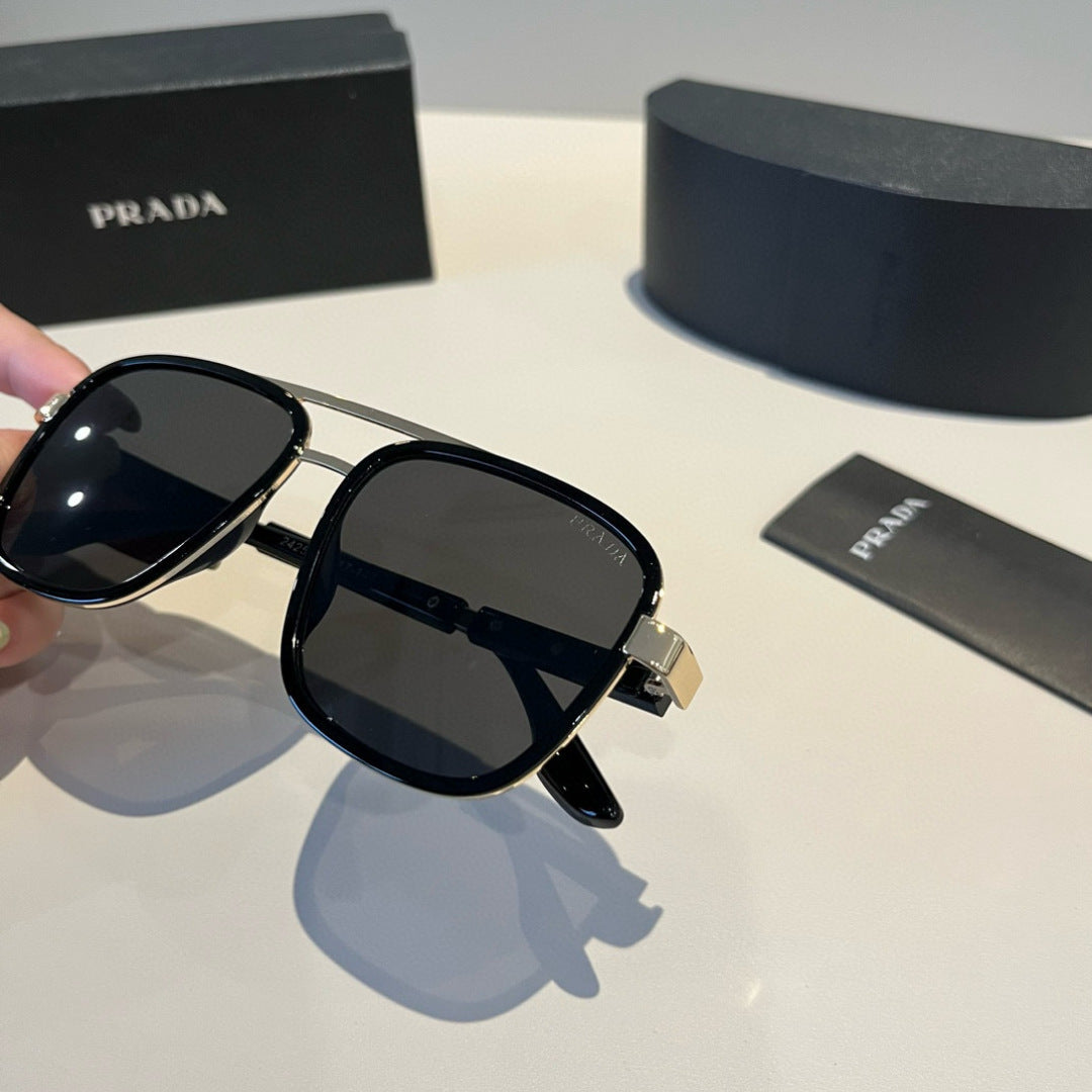 Prada Fashion Black Lens Sunglasses for Men & Women - 998125 - detail image 6