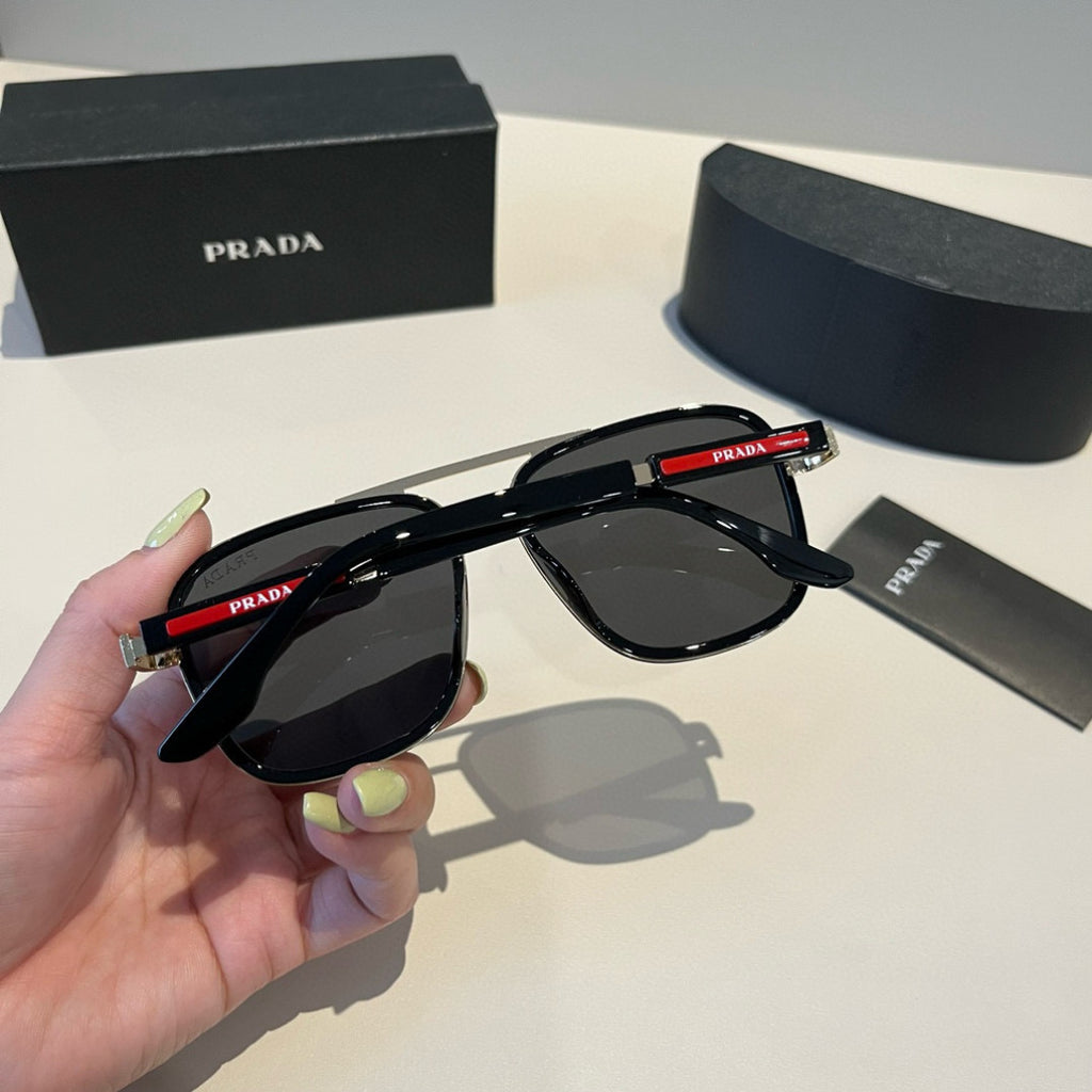 Prada Fashion Black Lens Sunglasses for Men & Women - 998125 - detail image 8