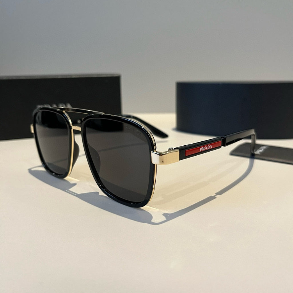 Prada Fashion Black Lens Sunglasses for Men & Women - 998125 - detail image 3