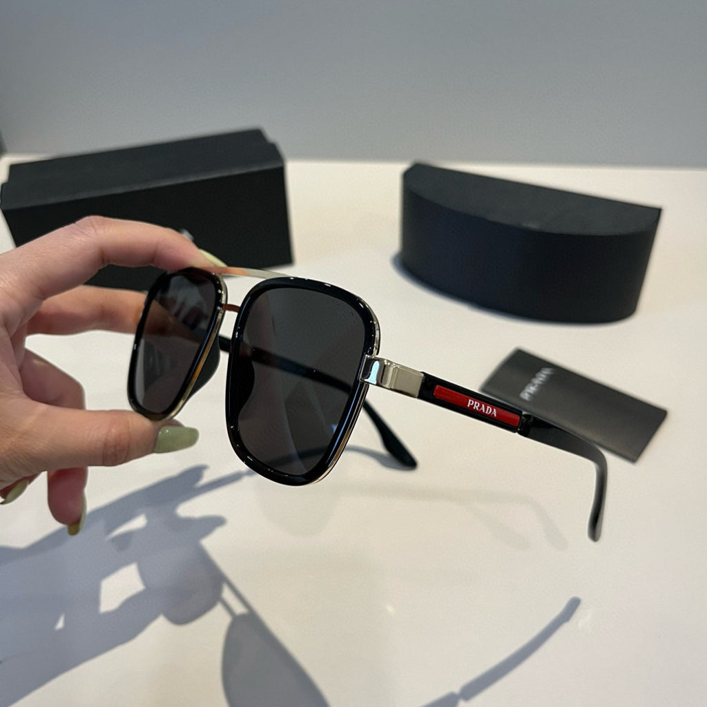 Prada Fashion Black Lens Sunglasses for Men & Women - 998125 - detail image 4