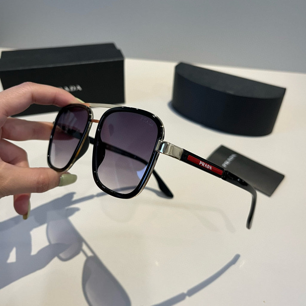 Prada Fashion Black Lens Sunglasses for Men & Women - 998126 - detail image 4