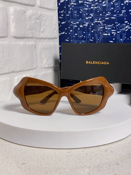 Balenciaga Oversized Brown Lens Sunglasses for Women - 487516 - detail image 2