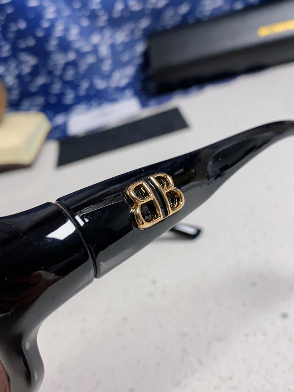 Balenciaga Oversized Brown Lens Sunglasses for Women - 358633 - detail image 8