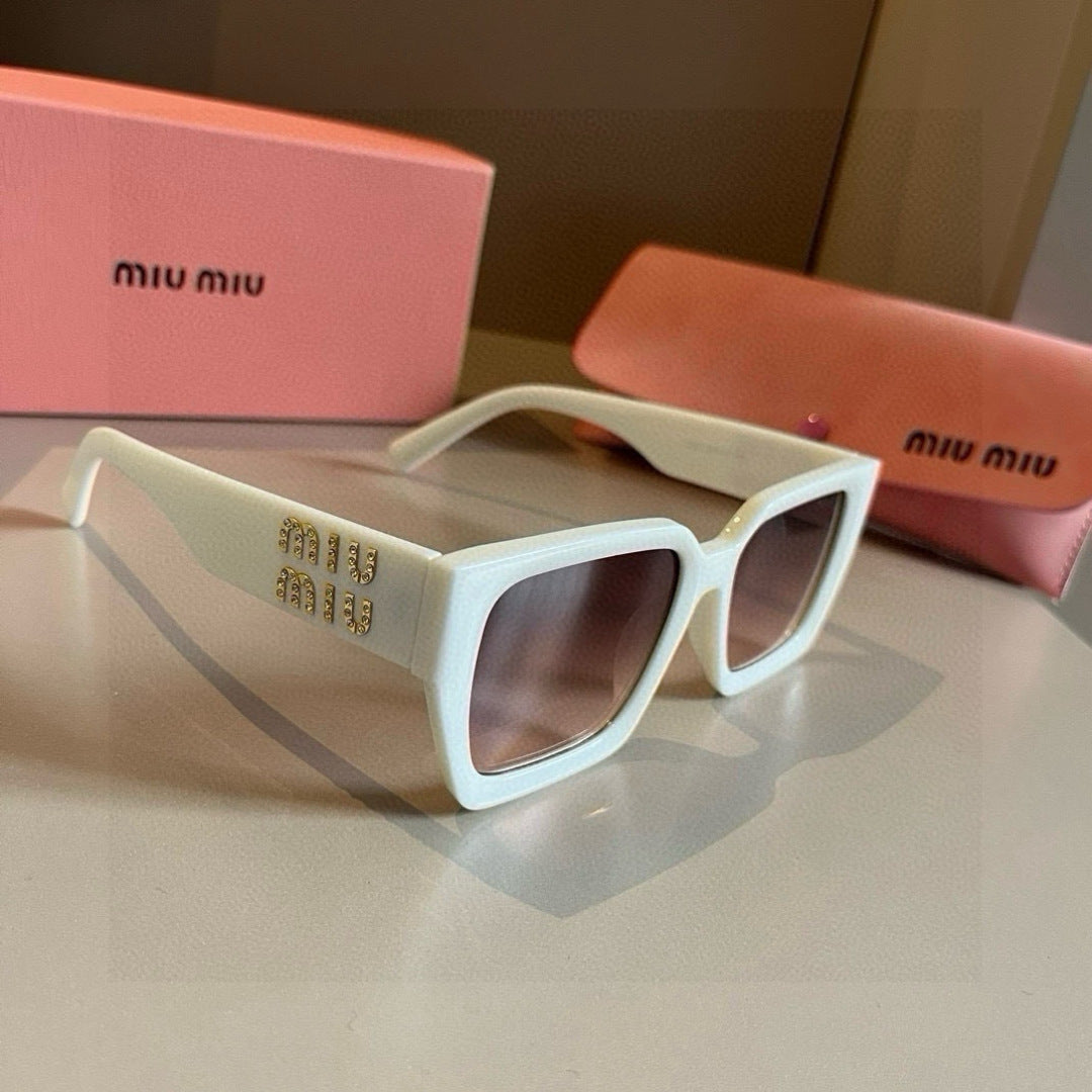 Miu Miu SMUO7S Square Brown Lens Sunglasses for Men & Women - 399156