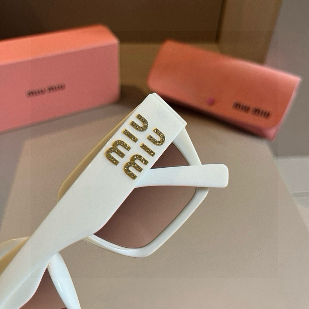 Miu Miu SMUO7S Square Brown Lens Sunglasses for Men & Women - 399156 - detail image 6