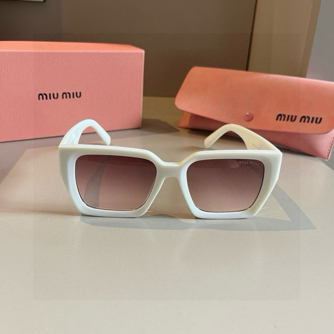 Miu Miu SMUO7S Square Brown Lens Sunglasses for Men & Women - 399156 - detail image 2