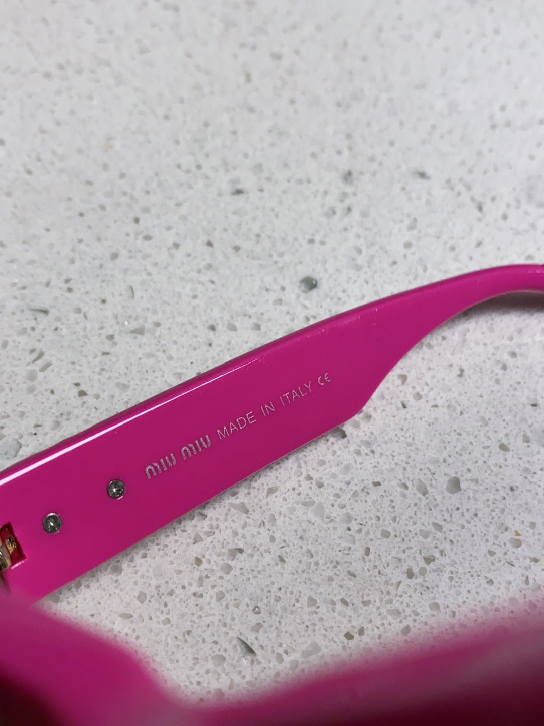 Miu Miu Cat-Eye Purple Lens Sunglasses for Men & Women - detail image 8